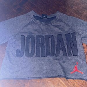 Jordan cropped shirt, worn once!